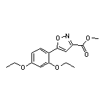 Methyl 5-(2,4-Diethoxyphenyl)isoxazole-3-carboxylate