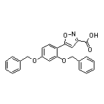 5-[2,4-Bis(benzyloxy)phenyl]isoxazole-3-carboxylic Acid