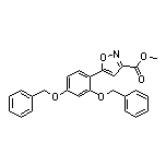 Methyl 5-[2,4-Bis(benzyloxy)phenyl]isoxazole-3-carboxylate