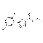 Ethyl 5-(5-Chloro-2-fluorophenyl)isoxazole-3-carboxylate