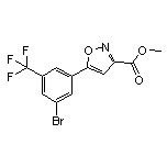 Methyl 5-[3-Bromo-5-(trifluoromethyl)phenyl]isoxazole-3-carboxylate