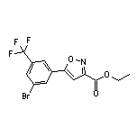 Ethyl 5-[3-Bromo-5-(trifluoromethyl)phenyl]isoxazole-3-carboxylate