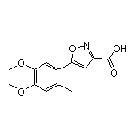 5-(4,5-Dimethoxy-2-methylphenyl)isoxazole-3-carboxylic Acid