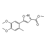 Methyl 5-(4,5-Dimethoxy-2-methylphenyl)isoxazole-3-carboxylate