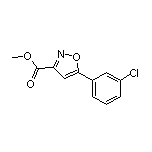 Methyl 5-(3-Chlorophenyl)isoxazole-3-carboxylate