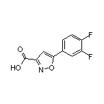 5-(3,4-Difluorophenyl)isoxazole-3-carboxylic Acid