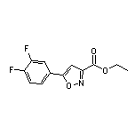 Ethyl 5-(3,4-Difluorophenyl)isoxazole-3-carboxylate