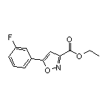 Ethyl 5-(3-Fluorophenyl)isoxazole-3-carboxylate