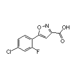 5-(4-Chloro-2-fluorophenyl)isoxazole-3-carboxylic Acid