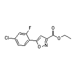 Ethyl 5-(4-Chloro-2-fluorophenyl)isoxazole-3-carboxylate