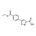 5-[4-(Ethoxycarbonyl)phenyl]isoxazole-3-carboxylic Acid