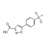 5-[4-(Methylsulfonyl)phenyl]isoxazole-3-carboxylic Acid