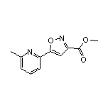 Methyl 5-(6-Methyl-2-pyridyl)isoxazole-3-carboxylate