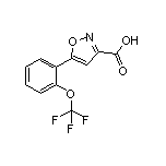 5-[2-(Trifluoromethoxy)phenyl]isoxazole-3-carboxylic Acid