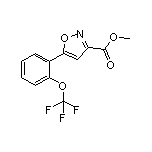 Methyl 5-[2-(Trifluoromethoxy)phenyl]isoxazole-3-carboxylate