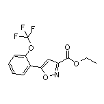 Ethyl 5-[2-(Trifluoromethoxy)phenyl]isoxazole-3-carboxylate