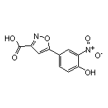 5-(4-Hydroxy-3-nitrophenyl)isoxazole-3-carboxylic Acid