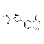 Methyl 5-(4-Hydroxy-3-nitrophenyl)isoxazole-3-carboxylate