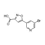 5-(5-Bromo-3-pyridyl)isoxazole-3-carboxylic Acid