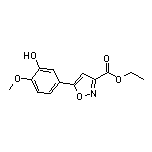 Ethyl 5-(3-Hydroxy-4-methoxyphenyl)isoxazole-3-carboxylate