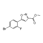 Methyl 5-(4-Bromo-2-fluorophenyl)isoxazole-3-carboxylate