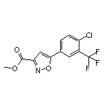 Methyl 5-[4-Chloro-3-(trifluoromethyl)phenyl]isoxazole-3-carboxylate