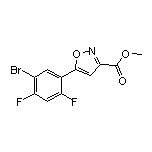 Methyl 5-(5-Bromo-2,4-difluorophenyl)isoxazole-3-carboxylate