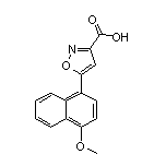 5-(4-Methoxy-1-naphthyl)isoxazole-3-carboxylic Acid