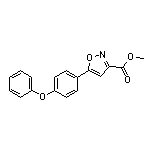 Methyl 5-(4-Phenoxyphenyl)isoxazole-3-carboxylate