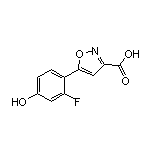 5-(2-Fluoro-4-hydroxyphenyl)isoxazole-3-carboxylic Acid