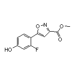 Methyl 5-(2-Fluoro-4-hydroxyphenyl)isoxazole-3-carboxylate