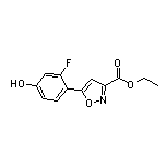 Ethyl 5-(2-Fluoro-4-hydroxyphenyl)isoxazole-3-carboxylate