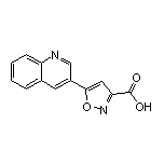 5-(3-Quinolyl)isoxazole-3-carboxylic Acid