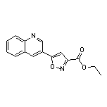 Ethyl 5-(3-Quinolyl)isoxazole-3-carboxylate