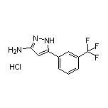 3-Amino-5-[3-(trifluoromethyl)phenyl]-1H-pyrazole Hydrochloride