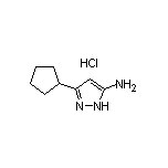 3-Amino-5-cyclopentyl-1H-pyrazole Hydrochloride