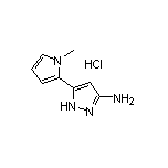 3-Amino-5-(1-methyl-2-pyrrolyl)pyrazole Hydrochloride