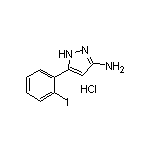 3-Amino-5-(2-iodophenyl)pyrazole Hydrochloride