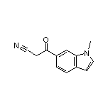 3-(1-Methyl-6-indolyl)-3-oxopropanenitrile