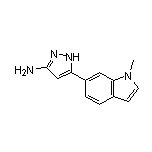 3-Amino-5-(1-methyl-6-indolyl)pyrazole