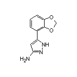 3-Amino-5-(4-benzodioxolyl)pyrazole