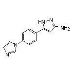 3-Amino-5-[4-(1-imidazolyl)phenyl]pyrazole