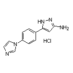 3-Amino-5-[4-(1-imidazolyl)phenyl]pyrazole Hydrochloride