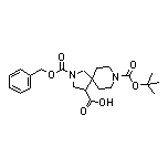 8-Boc-2-Cbz-2,8-diazaspiro[4.5]decane-4-carboxylic Acid