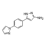 3-Amino-5-[4-(1-pyrazolyl)phenyl]pyrazole