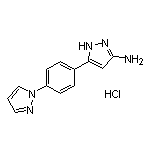 3-Amino-5-[4-(1-pyrazolyl)phenyl]pyrazole Hydrochloride