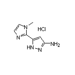 3-Amino-5-(1-methyl-2-imidazolyl)pyrazole Hydrochloride