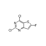 2,4-Dichloro-6-fluorothieno[3,2-d]pyrimidine