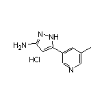 3-Amino-5-(5-methyl-3-pyridyl)pyrazole Hydrochloride