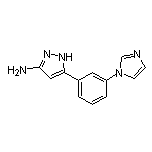 3-Amino-5-[3-(1-imidazolyl)phenyl]pyrazole